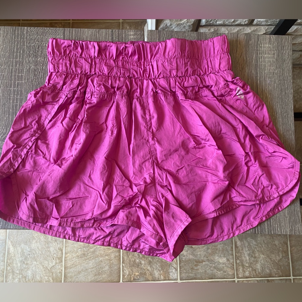 Free People Pink High-Waisted Shorts, women’s size XL